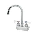 Product Image of Royal Series 4" Center Wall Mount Kitchen Faucet w/ 6" Wide Gooseneck Spout
