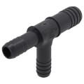 Product Image of 1" x 3/4" x 1/2" PVC Barbed Insert Reducing Tee (Insert x Insert x Insert)