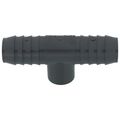Product Image of 1" x 1" x 1/2" PVC Barbed Insert Reducing Tee (Insert x Insert x FIPT)