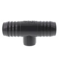 Product Image of 1-1/2" x 1-1/2" x 3/4" PVC Barbed Insert Reducing Tee (Insert x Insert x FIPT)