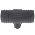 Product Image of 2" x 2" x 1/2" PVC Barbed Insert Reducing Tee (Insert x Insert x FIPT)