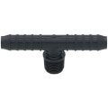Product Image of 1/2" Barbed PVC Tee (Insert x Insert x MIPT)