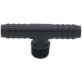 Product Image of 3/4" Barbed PVC Tee (Insert x Insert x MIPT)