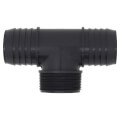 Product Image of 2" Barbed PVC Tee (Insert x Insert x MIPT)
