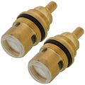 Product Image of Non-Return Valves for Bathroom Faucets (StarLight Chrome) (Pack of 2), 1411700M