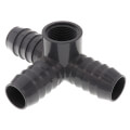 Product Image of 1" x 3/4" PVC Barbed Insert Reducing Side Outlet Tee (Insert x FIPT)
