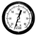 Product Image of 3-1/2" Powers Controls Analog Receiver Gauge - English Units (35° to 135°F)