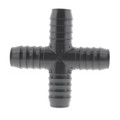 Product Image of 1" PVC Barbed Insert Cross (Insert x Insert x Insert x Insert)