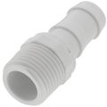 Product Image of 1/2" PVC Barbed Insert Male Adapter w/ 0.580 ID (MIPT x Insert)