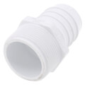 Product Image of 1-1/2" White PVC Barbed Insert Male Adapter (MIPT x Insert)