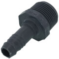 Product Image of 3/4" x 3/8" Polypropylene Spiral Barb Male Adapter (MIPT x Spiral Barb)