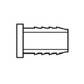 Product Image of 3" PVC Barbed Lay Flat Insert Plug