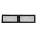 24" x 6" Filtered Return Air Grill Wall Frame, for Clean Air Flow