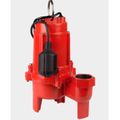 Product Image of RL50WA 115V, 1/2 HP, 7200 GPH Sewage Pump w/ Piggyback Tethered Switch, 20 ft. Power Cord (Red)