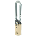 Product Image of Candelabra Base, 1 Piece, Keyless, Incandescent, Phenolic Lampholder, Hickey Mount, Single Circuit, Back Wired (Black)
