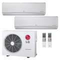 14,000 BTU 22 SEER Ductless Dual Zone Heat Pump Package (7+7)