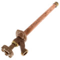 Product Image of Model 14 10", 1/2" FPT x 3/4" MPT Inlet Wall Faucet w/ Metal Handle