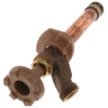 Product Image of Model 14 4", 1/2" FPT x 3/4" MPT Inlet Wall Faucet w/ Metal Handle