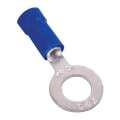 Product Image of Vinyl Insulated Expanded Closed Ring Terminal, 18-14 AWG, Bolt 1/4" (Copper)
