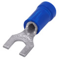 Product Image of Vinyl Insulated Fork Terminal, 18-14 AWG, Bolt #6 (Copper)