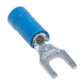 Product Image of Vinyl Insulated Locking Fork Terminal, 18-14 AWG, Bolt #6 (Copper)