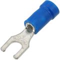 Product Image of Vinyl Insulated Locking Fork Terminal, 18-14 AWG, Bolt #8 (Copper)