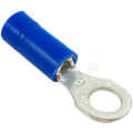 Product Image of Vinyl Insulated Expanded Closed Ring Terminal, 18-14 AWG, Bolt #8 (Copper)