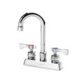 Product Image of Royal Series 4" Center Deck Mount Kitchen Faucet w/ 3-1/2" Wide Gooseneck Spout