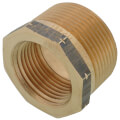 1-1/4" MNPT x 1" FNPT Bronze Reducer