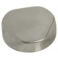 Product Image of TurnControl Overflow Drain Trim w/ Metal Handle (Brushed Nickel)