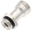 Product Image of Return Valve Seat, Long - for Stainless Steel Shut-Off/Balancing/Flow Meter Manifold (Nickel Plated Brass)
