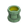 Product Image of 4" Labline Flame Retardant Polypropylene Acid Waste Coupling, W164