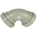 Product Image of 3" Labline Flame Retardant Polypropylene Acid Waste 90-Degree Elbow, W183