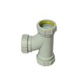 Product Image of 1-1/2" Labline Flame Retardant Polypropylene Acid Waste Cleanout Tee, W2015