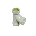 Product Image of 2" Labline Flame Retardant Polypropylene Acid Waste Cleanout Tee, W2025