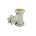 Product Image of 3" x 2" Labline Flame Retardant Polypropylene Acid Waste Reducing Sanitary Tee, W2032