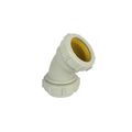 Product Image of 3" Labline Flame Retardant Polypropylene Acid Waste Loose Nut 45-Degree Elbow, W213