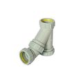 Product Image of 1-1/2" Labline Flame Retardant Polypropylene Acid Waste Combo Wye and 45-Degree Elbow, W3715