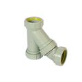 Product Image of 2" Labline Flame Retardant Polypropylene Acid Waste Combo Wye and 45-Degree Elbow, W3725