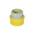 Product Image of 3" x 2" Labline Flame Retardant Polypropylene Acid Waste Loose Nut Reducing Coupling, W3932
