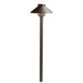 Product Image of Short Stepped Dome 2700K LED Path Light Textured (Architectural Bronze)