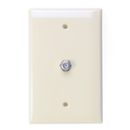 Product Image of Midsize Video Wall Jack, F Connector (Light Almond)