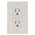 Product Image of Radiant Spec-Grade Tamper-Resistant Self-Test GFCI Receptacle, NEMA 15-5R, 15A - Light Almond (125V)