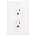 Product Image of Radiant Spec-Grade Tamper-Resistant Self-Test GFCI Receptacle, NEMA 15-5R, 15A - White (125V)