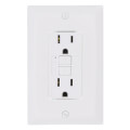 Product Image of Radiant Spec-Grade Self-Test GFCI Receptacle, 15A - White (125V)