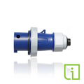 Product Image of 30A 250V 3PH, 3P 4W IEC 60309-1 & IEC 60309-2 Pin & Sleeve Plug , Power Indic. (Blue)