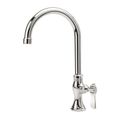 Product Image of Silver Series 1 Hole Deck Mount Pantry Kitchen Faucet w/ 6" Wide Gooseneck Spout