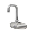 Product Image of Diamond Series 4" Center Wall Mount Sensor Faucet, Battery Operated, Mechanical Mixing Valve, 4-1/2" Double Bend, 2.20 GPM Aerator