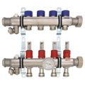 Product Image of 4-Loop ProRadiant Stainless Steel Manifold Shut-Off/Balancing/Flow Meters