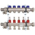 Product Image of 5-Loop ProRadiant Stainless Steel Manifold Shut-Off/Balancing/Flow Meters